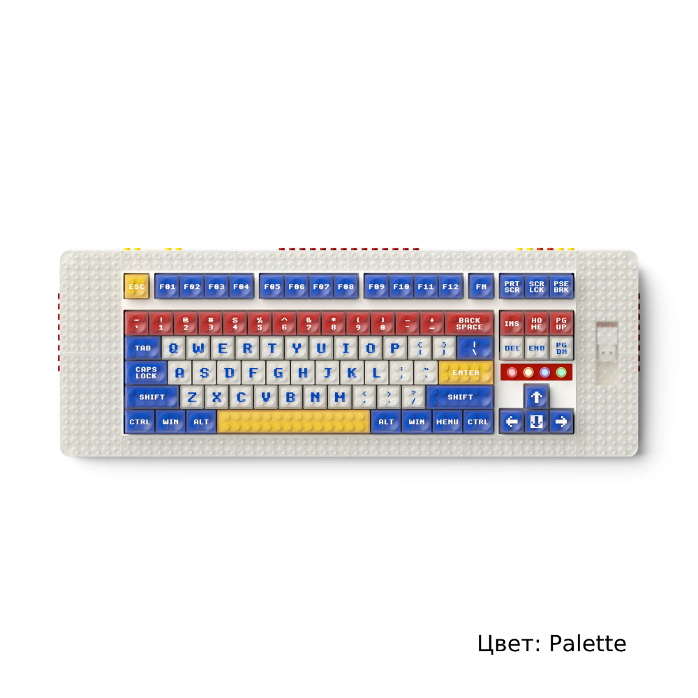 Кастомизируемая клавиатура с пиксельным дизайном. MelGeek Pixel